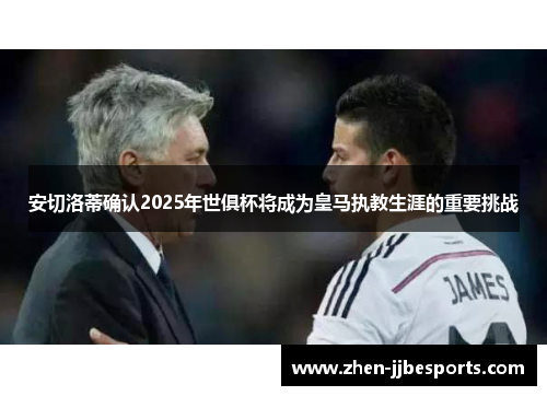 安切洛蒂确认2025年世俱杯将成为皇马执教生涯的重要挑战